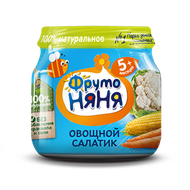 Пюре «ФрутоНяня» овощной салатик с 5 месяцев - Мир Продуктов №3