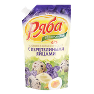 Майонез «Ряба» 67% классический с перепелиным яйцом - Мир Продуктов №3