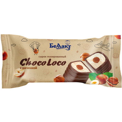 Сырок творожный «Беллакт» 18%  Choco Loco