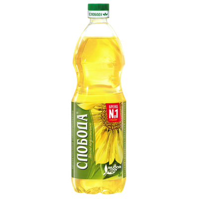 Масло подсолнечное «Слобода»