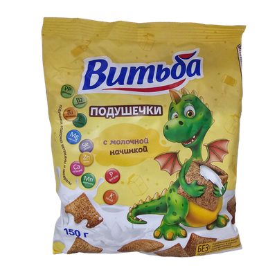 Подушечки «Витьба» с молочной начинкой