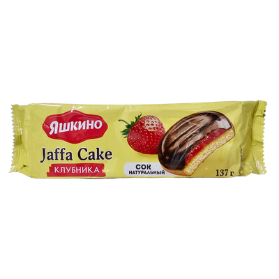 Печенье сдобное «Яшкино» клубника