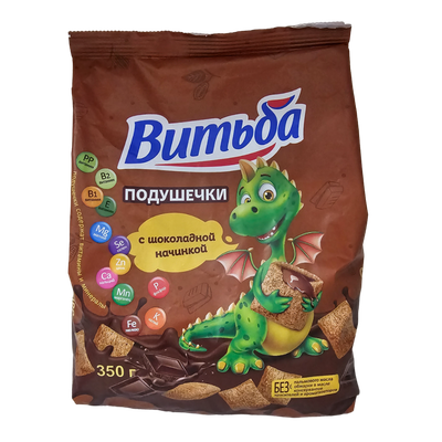 Подушечки «Витьба» с шоколадной начинкой