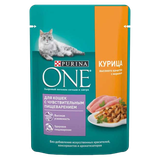 Корм для кошек «Purina One» с курицей и морковью