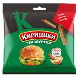 Сухарики ржаные «Кириешки» чизбургер