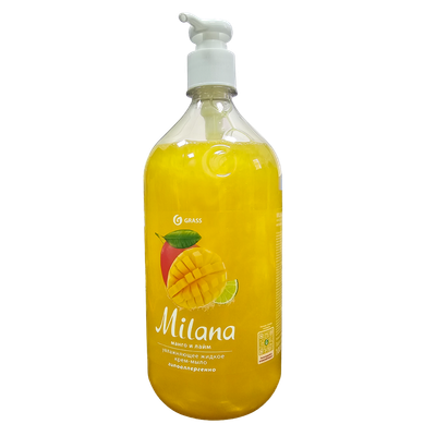 Крем-мыло жидкое «Milana» манго и лайм