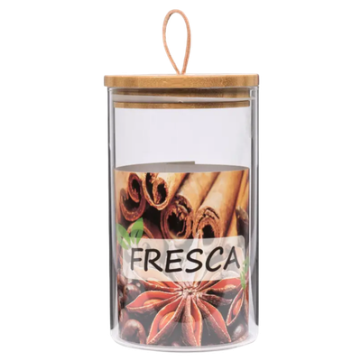 Банка стеклянная «Fresca» с крышкой
