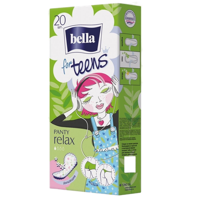 Прокладки гигиенические «Bella for teens» panty relax 20шт