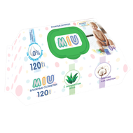 Салфетки влажные для детей «MIU» экстракт алоэ  - Мир Продуктов №3