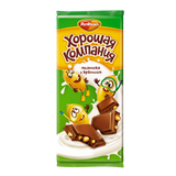 Плитка кондитерская «Хорошая компания» с арахисом