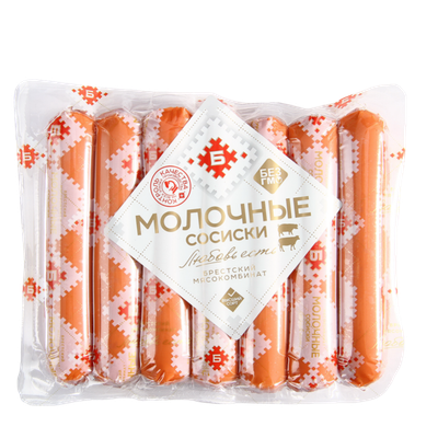 Сосиски «Молочные» в/с