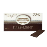 Шоколад «Президент» горький без сахара