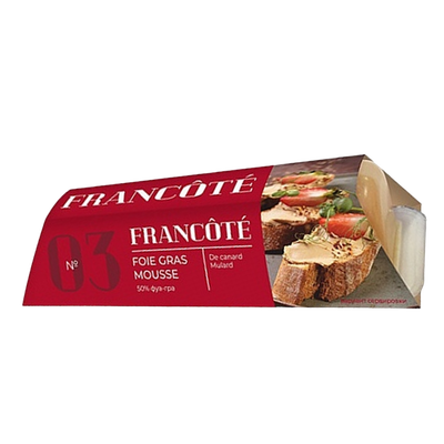 Паштет «Francote» фуа-гра утиная №3