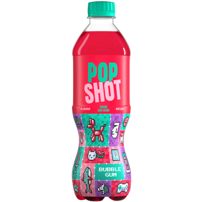 Напиток «POP SHOT» bubble gum