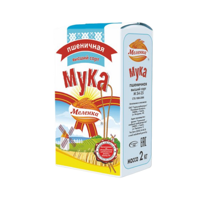 Мука пшеничная «Меленка» в/с М54-25