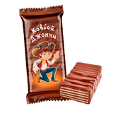 Конфеты вафельные «Ковбой Джонни» с кремовой начинкой