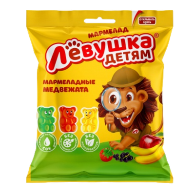 Мармелад жевательный «Левушка детям» медвежата