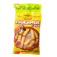 Сосиски «Любимые» с филе в/с - Мир Продуктов №4