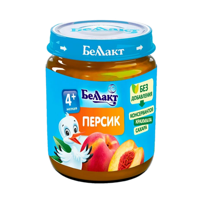 Пюре «Беллакт» из персиков с 4 месяцев