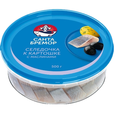 Селедочка «Санта Бремор» к картошечке с маслинами