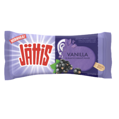 Мороженое «JATTIS» черная смородина