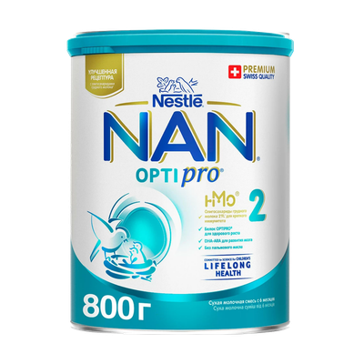 Смесь сухая молочная «NAN» 2 Optipro с 6 месяцев