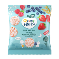 Мини-хлебцы рисовые «ФрутоНяня» ягодный микс - Мир Продуктов №3