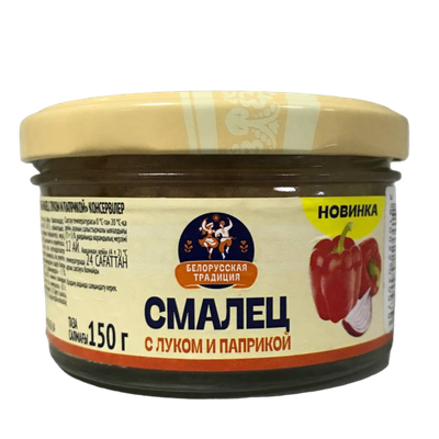 Паштет «Смалец» с луком и паприкой 