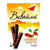 Вафельные трубочки «Вивайли» с арахисом