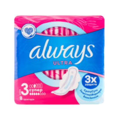 Прокладки гигиенические «Always Ultra» ультратонкие 8шт