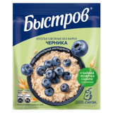 Хлопья овсяные «Быстров» черника