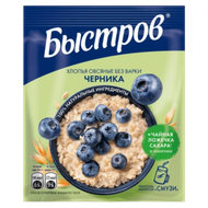 Хлопья овсяные «Быстров» черника - Мир Продуктов №4