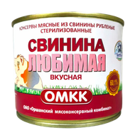 Консервы мясные «Свинина любимая вкусная»  - Мир Продуктов №4