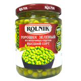 Горошек зеленый «Rolnik» из мозговых сортов