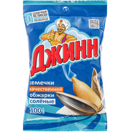 Семечки жареные «Джинн» соленые  - Мир Продуктов №3