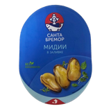 Мясо мидии чилийской «Санта Бремор» в заливке 