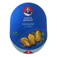 Мясо мидии чилийской «Санта Бремор» в заливке  - Мир Продуктов №4