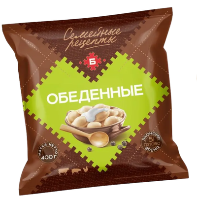 Пельмени «Семейные рецепты» обеденные