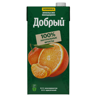 Напиток сокосодержащий «Добрый» апельсин-мандарин