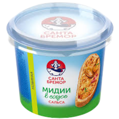 Паста из мяса мидии «Санта Бремор» соус сальса