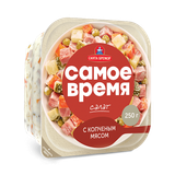 Салат «Самое время» с копченым мясом