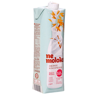 Напиток овсяный «Ne moloko» 3,2% классический