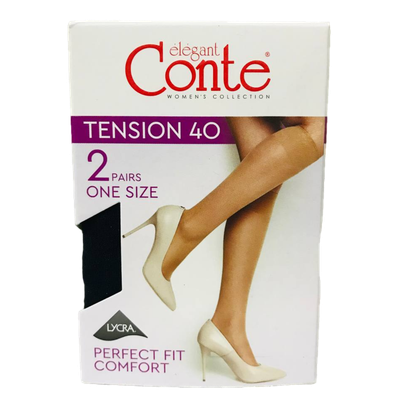 Гольфы «Conte Elegant» черные 2шт