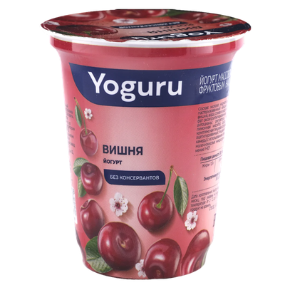 Йогурт «Yoguru» 1,5% вишня