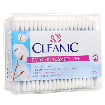 Ватные палочки «Cleanic» 200шт