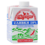 Сливки «Свитлогорье» 10% - Мир Продуктов №4