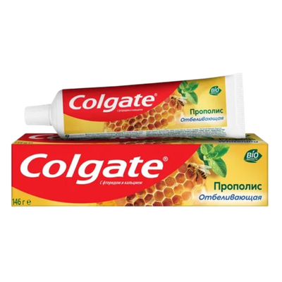 Зубная паста «Colgate» прополис отбеливающая