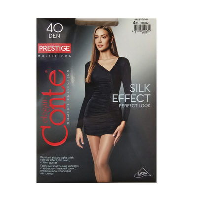 Колготки женские «Conte PRESTIGE» 4=L BRONZ