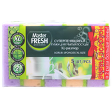 Губки для мытья посуды «Master FRESH» суперпенящиеся