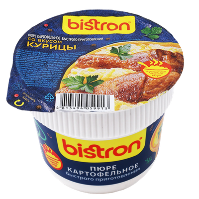 Пюре картофельное «Bistron» курица